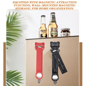 Arthritis Jar Opener Set for Weak Hands, 5-in-1 Labor-Saving Bottle Opener Kit, Easy Grip Jar Remover for Seniors