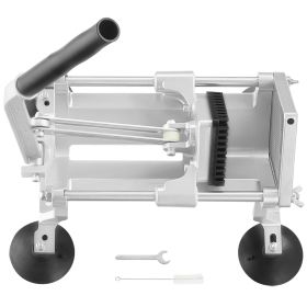 Commercial Vegetable Slicer, 1/4 inch Fruit Slicer, Stainless Steel and Aluminum Alloy Vegetable Cutter Slicer Machine